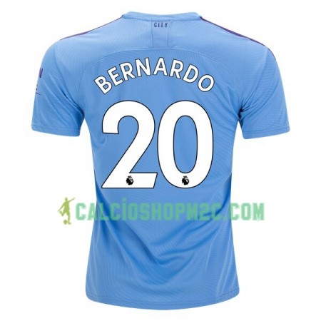 Manchester City Bernardo 20 Maglia Prima 2019/2020 Manica Corta 